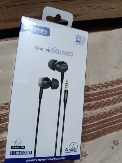 Ronin R9 Original Handsfree – Crystal Clear Sound for Gaming, Music & Entertainment