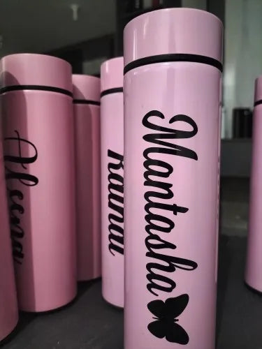 Personalized LED Thermos – 500ml | Hot & Cold | Custom Name Engraved